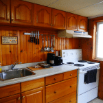 clean kitchen cottage wood domain decelles